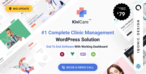 KiviCare(TM) - Medical Clinic & Patient Management WordPress Solution