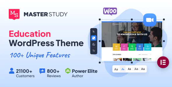 Masterstudy - Education WordPress Theme with Bundle Plugins