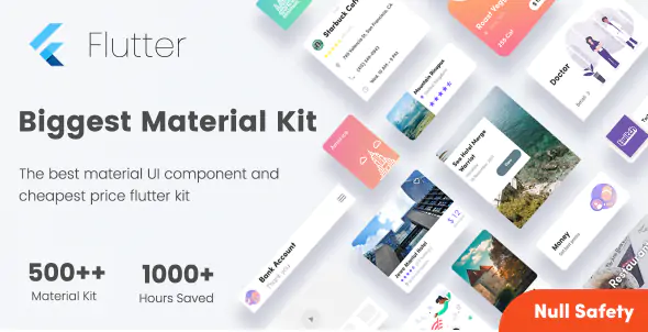 Biggest Pro Widget Flutter Kits - Best Selling Flutter Widget Kit 3.0 Flutter UI Kit