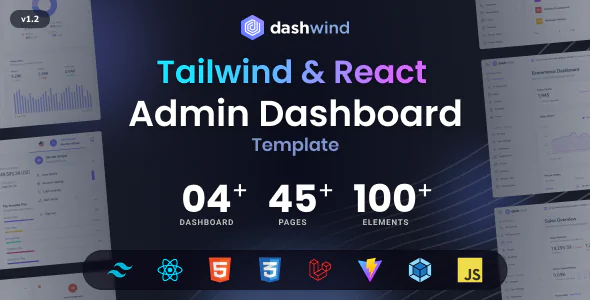 DashWind - Multipurpose Tailwind CSS Admin Dashboard Template